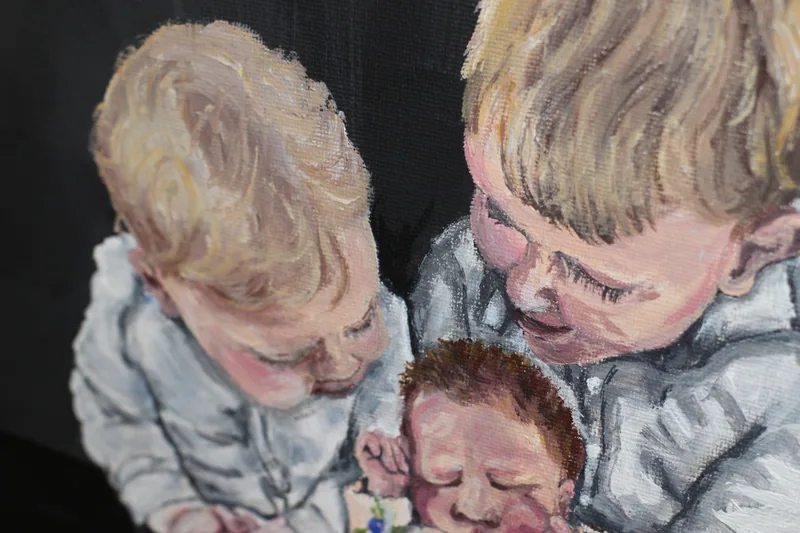 Painting by Emily K. Joynt – Family