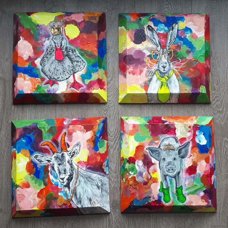 Painting by Emily K. Joynt – Abstract