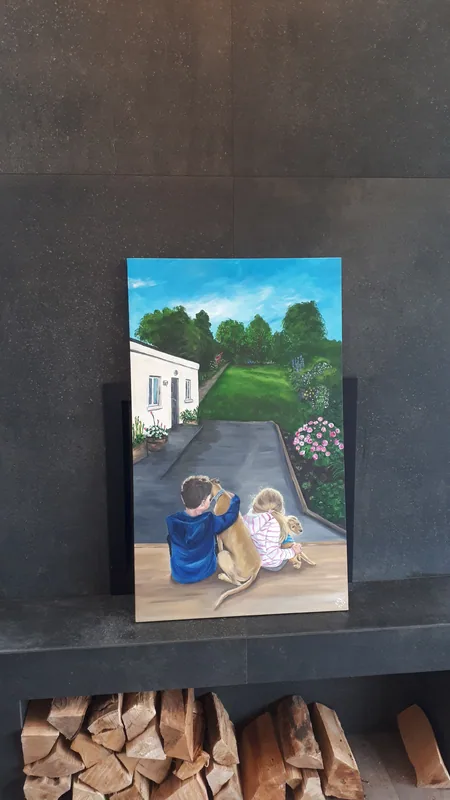Painting by Emily K. Joynt – Family