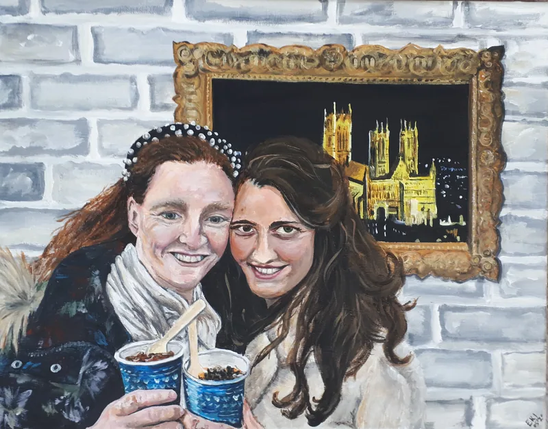 Painting by Emily K. Joynt for Laura